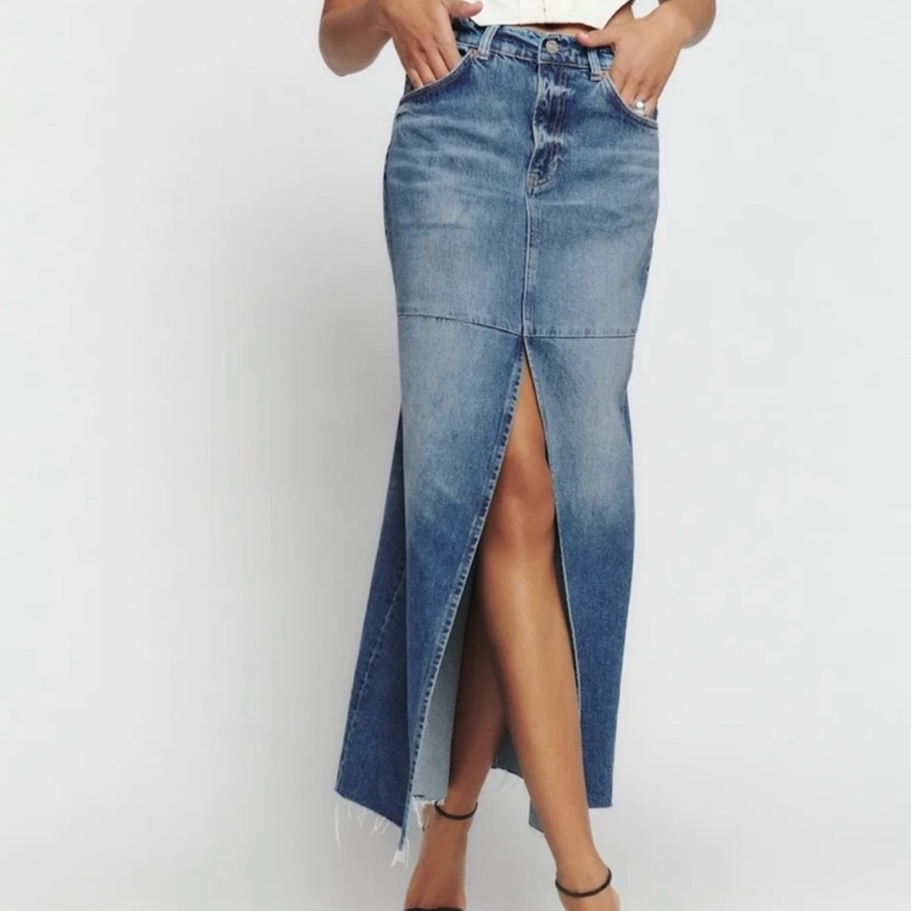 Reformation Tazz Maxi Skirt 29